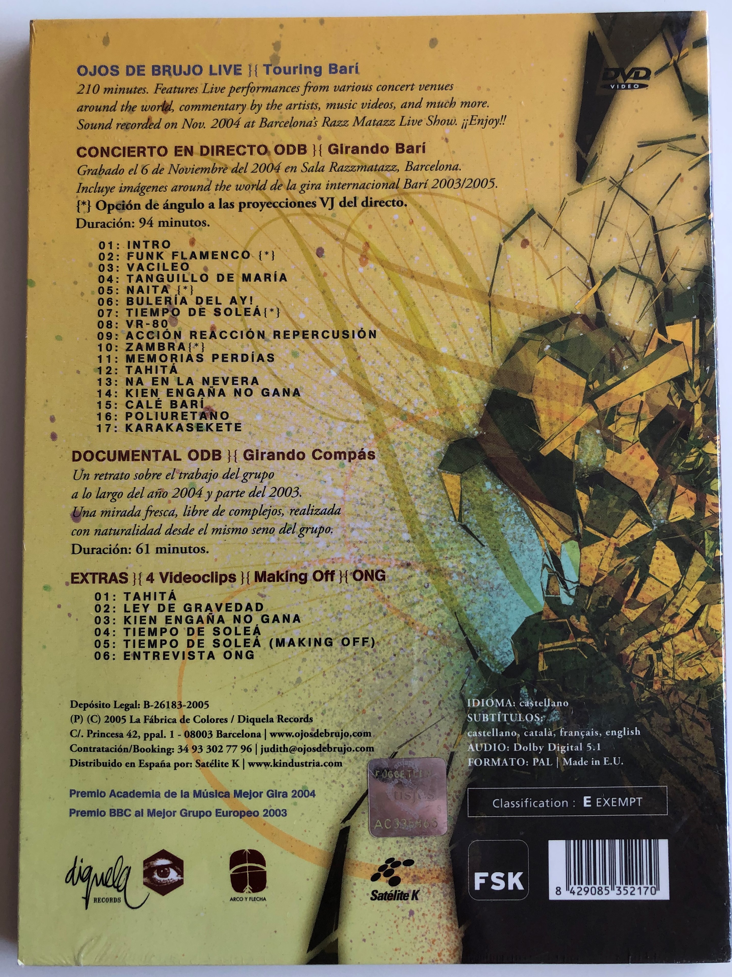Ojos de Brujo - Girando Barí DVD 2005 1.JPG